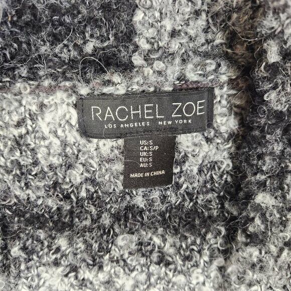 Rachel Zoe Alpaca Wool Cardigan Gray Small - Picture 5 of 6